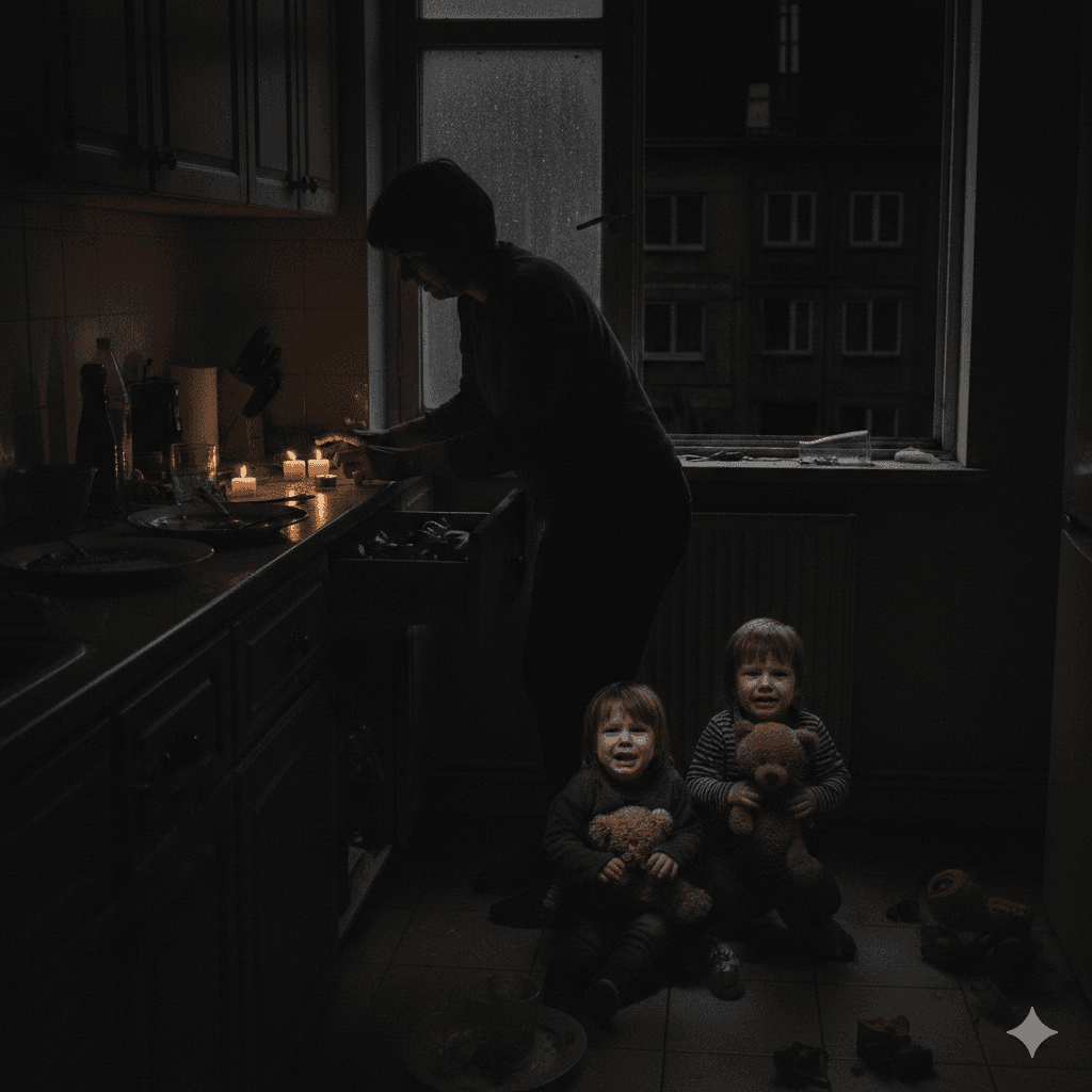 Темна кухня, слабке свiтло